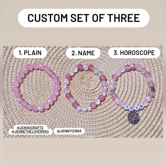 NEW! Handmade Custom Bracelet Set of 3✨️ - Picture 9 of 11